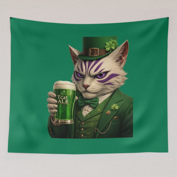 Item preview, Ton Cat at Saint Patricks Day designed and sold by Geep-OG-Design.