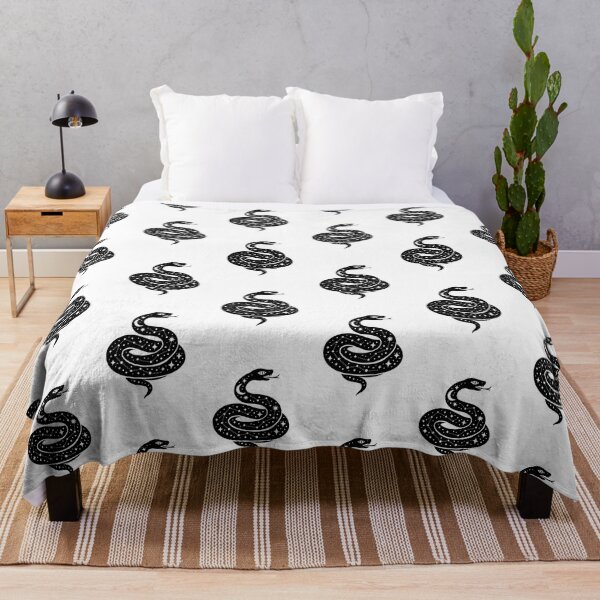 Item preview, Mystical Snake with Celestial Symbols – Black & White Constellation Aesthetic Design designed and sold by CosmicCutouts.