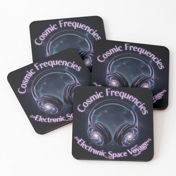 Item preview, Cosmic Frequencies – Space Music Headphone Design designed and sold by WAKYSHOP.