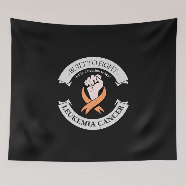 Item preview, Built To Fight Leukemia Cancer designed and sold by ACA Design & Print.