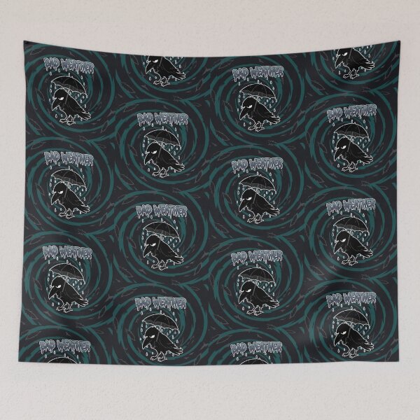 Item preview, Bad Weather Grumpy Crow Cartoon designed and sold by Taridesign.