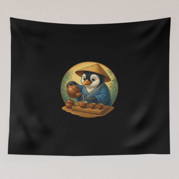 Item preview, Zen Penguin Tea Master designed and sold by Fort Galaxy.