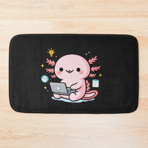 Item preview, Laptop Work Axolotl – Cute Kawaii Work From Home Axolotl designed and sold by ColorSplash123.