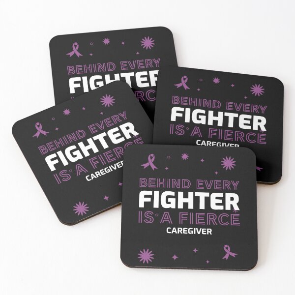 Item preview, Behind Every Fighter Is A Fierce Caregiver designed and sold by ACA Design & Print.