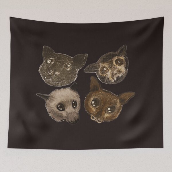Item preview, Four Species Of Flying Fox Bats. designed and sold by BabyBats.