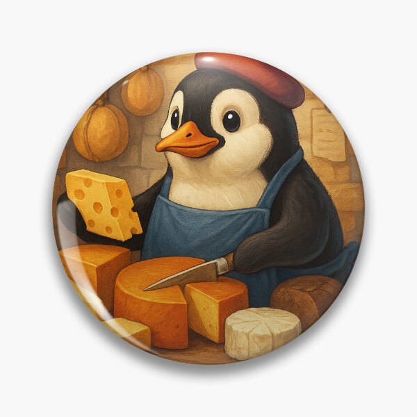 Item preview, Cheese Monger Penguin designed and sold by Fort Galaxy.