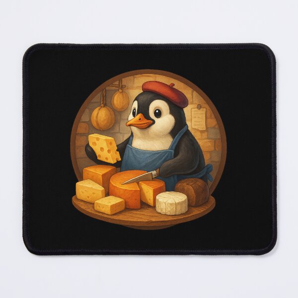 Item preview, Cheese Monger Penguin designed and sold by Fort Galaxy.
