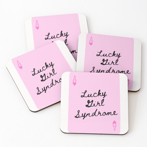 Item preview, Lucky Girl Syndrome Pink designed and sold by CreateByCara.