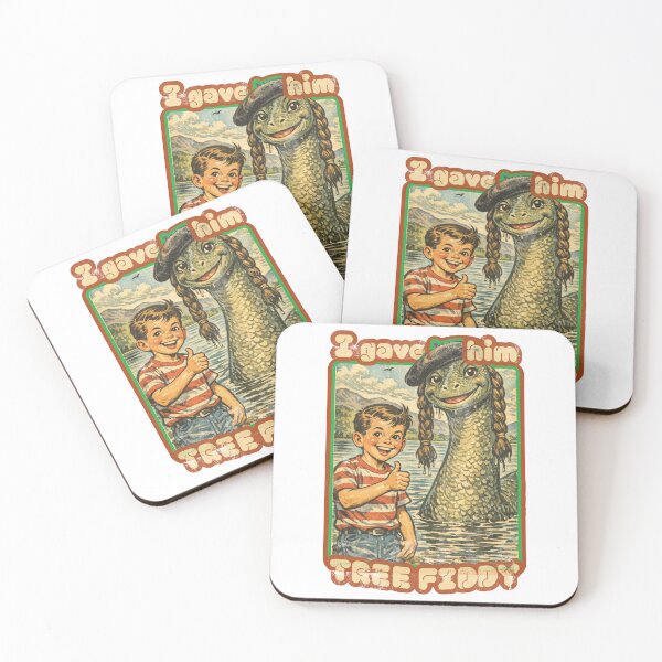 Item preview, Tree Fiddy Loch Ness Monster - Retro Comic designed and sold by Nacho Average Designs.