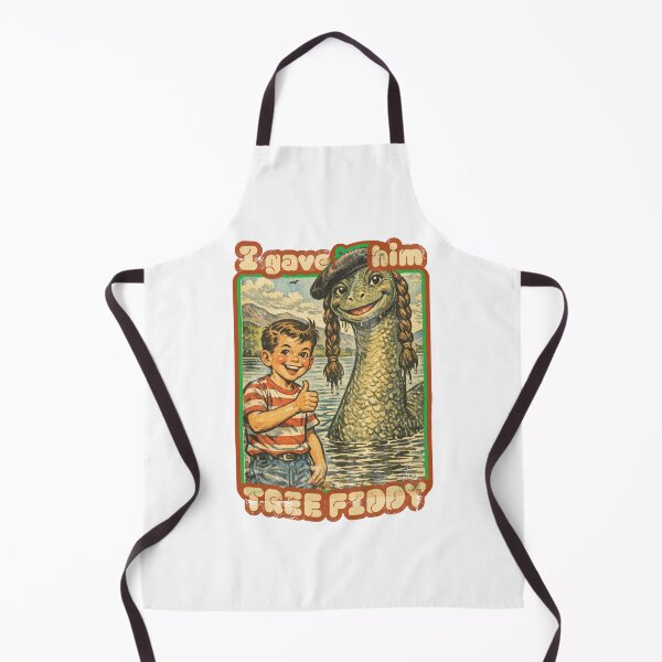 Item preview, Tree Fiddy Loch Ness Monster - Retro Comic designed and sold by Nacho Average Designs.