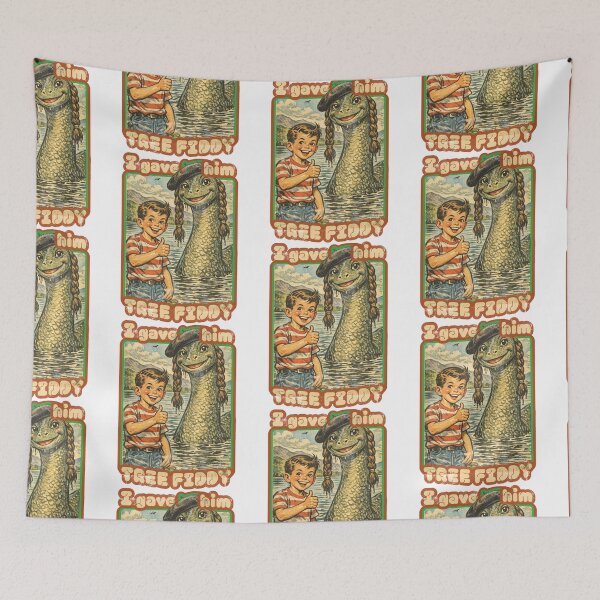 Item preview, Tree Fiddy Loch Ness Monster - Retro Comic designed and sold by Nacho Average Designs.