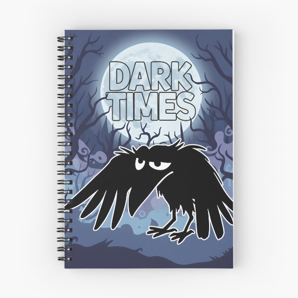 Item preview, Dark Times Grumpy Raven Cartoon designed and sold by Taridesign.
