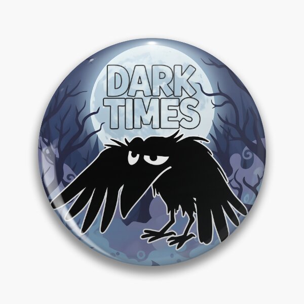 Item preview, Dark Times Grumpy Raven Cartoon designed and sold by Taridesign.