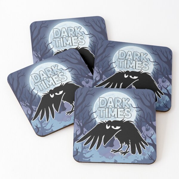 Item preview, Dark Times Grumpy Raven Cartoon designed and sold by Taridesign.