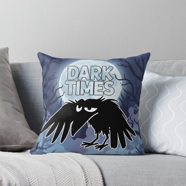 Item preview, Dark Times Grumpy Raven Cartoon designed and sold by Taridesign.