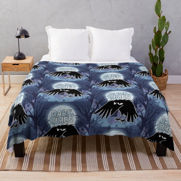 Item preview, Dark Times Grumpy Raven Cartoon designed and sold by Taridesign.