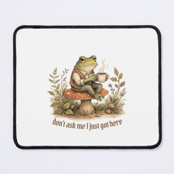 Item preview, Beatrix Potter Style Grumpy Frog Vintage Illustration Work Sticker Cottagecore Animal Lovers Workplace Humor designed and sold by DropsOfDopamine.