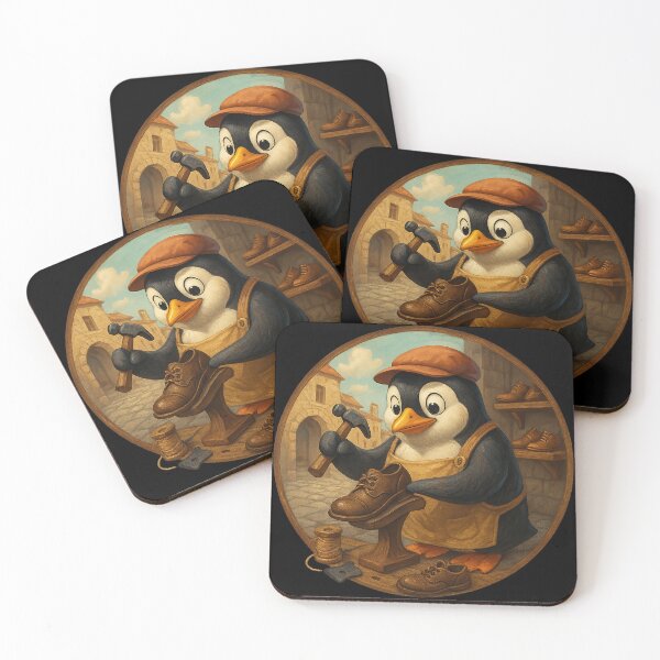 Item preview, Cobbler Penguin designed and sold by Fort Galaxy.