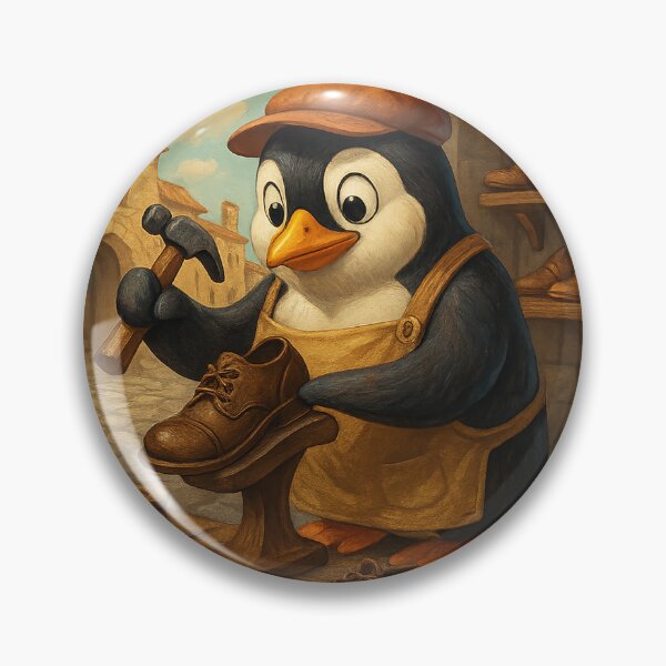 Item preview, Cobbler Penguin designed and sold by Fort Galaxy.