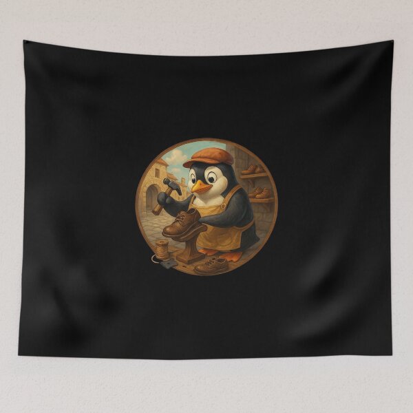 Item preview, Cobbler Penguin designed and sold by Fort Galaxy.