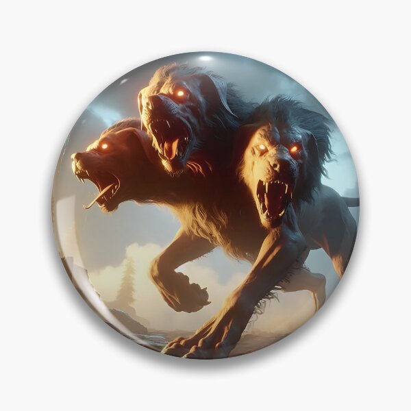 Item preview, Cerberus The Hound of the Underworld designed and sold by GalleryBrisArt.