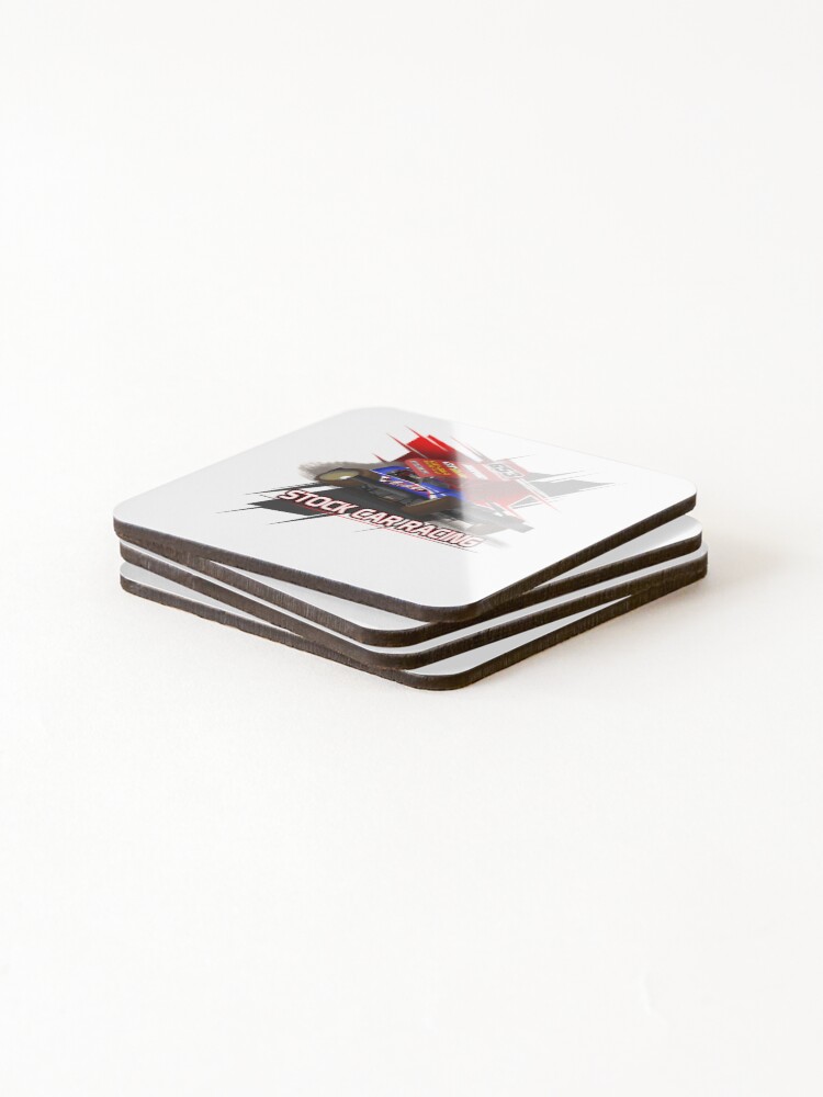 Thumbnail 4 of 5, Coasters (Set of 4), Stock Car Racing is MagicCayzer Racing designed and sold by Best-Community.