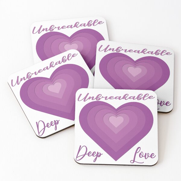 Item preview, Unbreakable Deep Love Purple Heart designed and sold by DrTol.