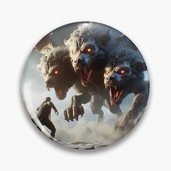 Item preview, Cerberus The Hound of the Underworld designed and sold by GalleryBrisArt.