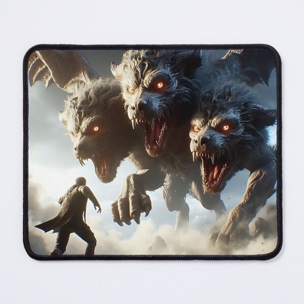 Item preview, Cerberus The Hound of the Underworld designed and sold by GalleryBrisArt.