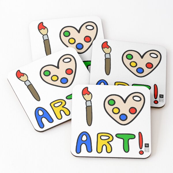 Item preview, I Love Art designed and sold by Angela’s Doodles.