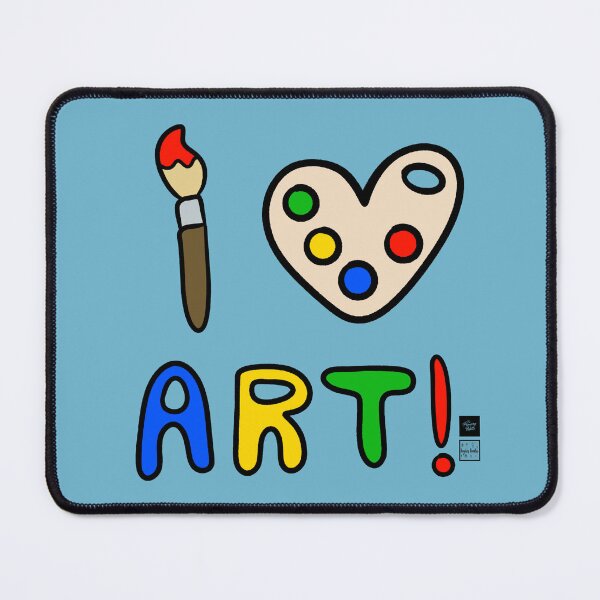 Item preview, I Love Art designed and sold by Angela’s Doodles.