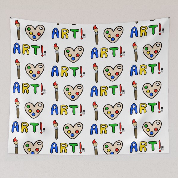 Item preview, I Love Art designed and sold by Angela’s Doodles.