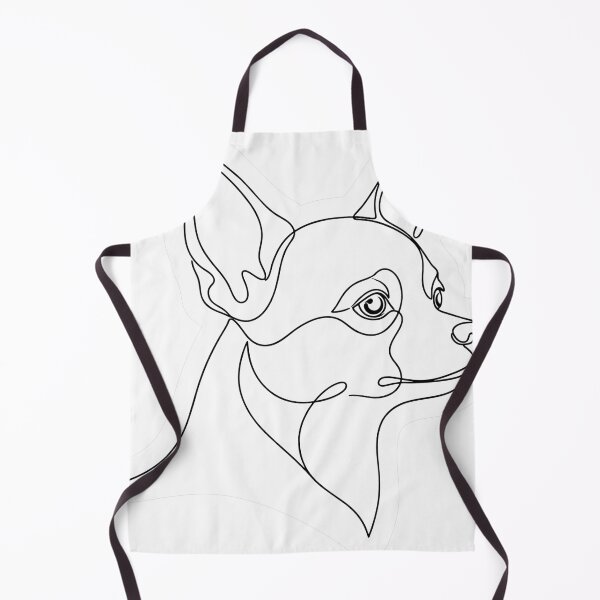 Item preview, Chihuahua Minimalist Single Line Dog Art designed and sold by YanitaTF.