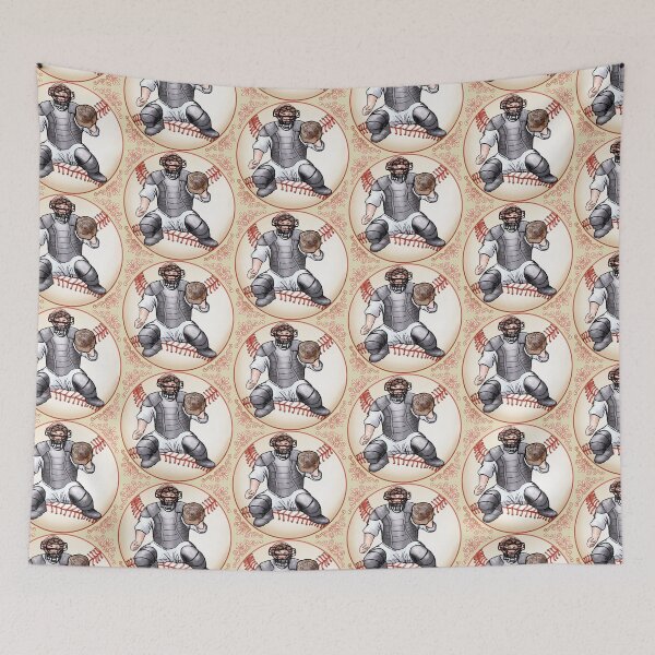 Item preview, Baseball Catcher designed and sold by artmuvz.
