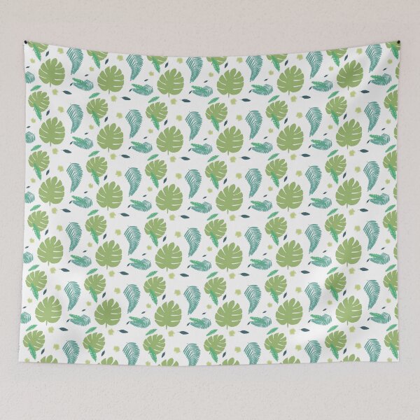 Item preview, Green Tropical Leaves designed and sold by eclecticmuses.