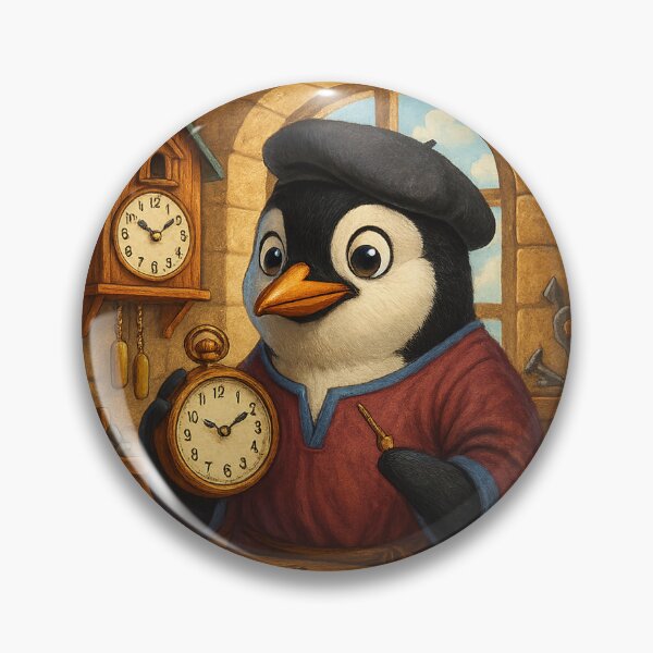 Item preview, Clockmaker Penguin designed and sold by Fort Galaxy.