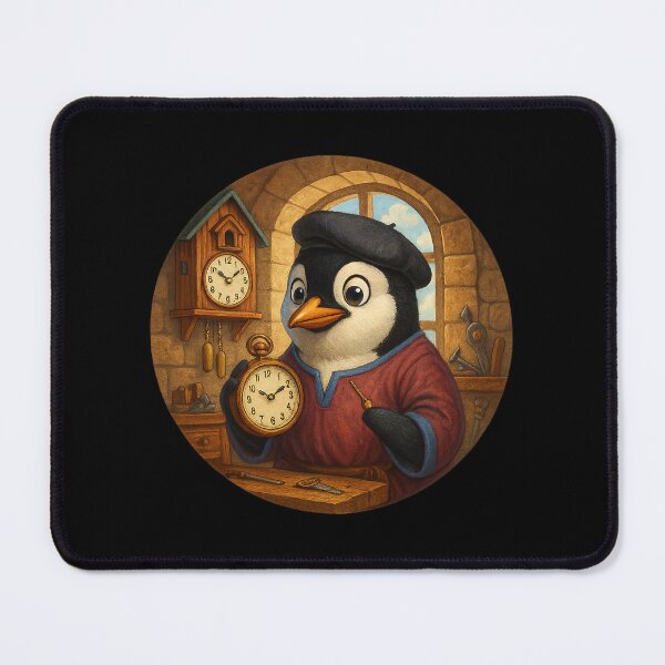 Item preview, Clockmaker Penguin designed and sold by Fort Galaxy.