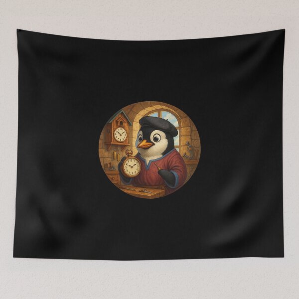 Item preview, Clockmaker Penguin designed and sold by Fort Galaxy.