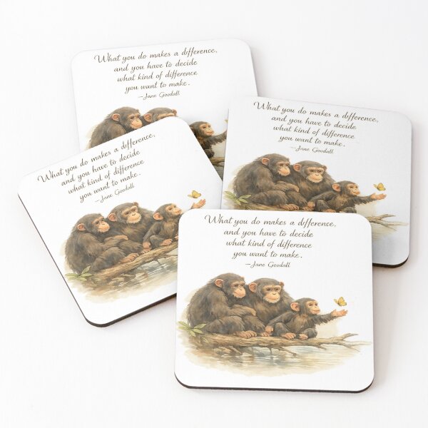 Item preview, Choose Your Difference Chimpanzee Family Art designed and sold by Dresut.