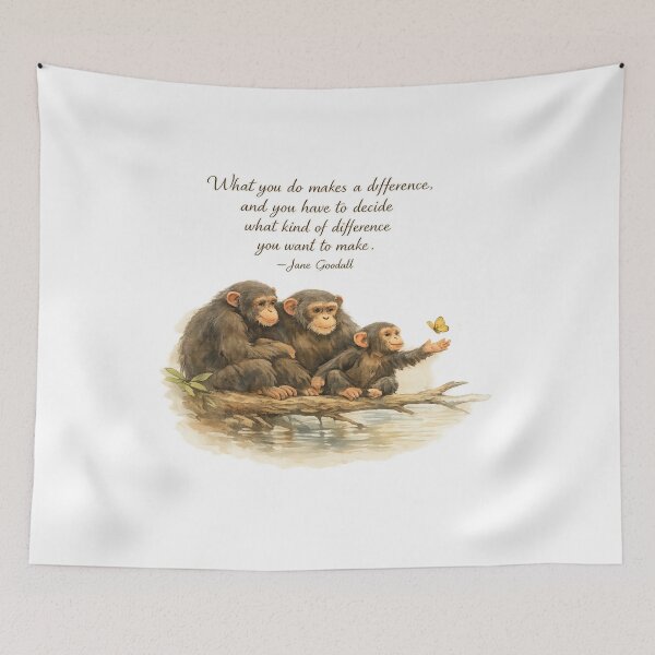 Item preview, Choose Your Difference Chimpanzee Family Art designed and sold by Dresut.