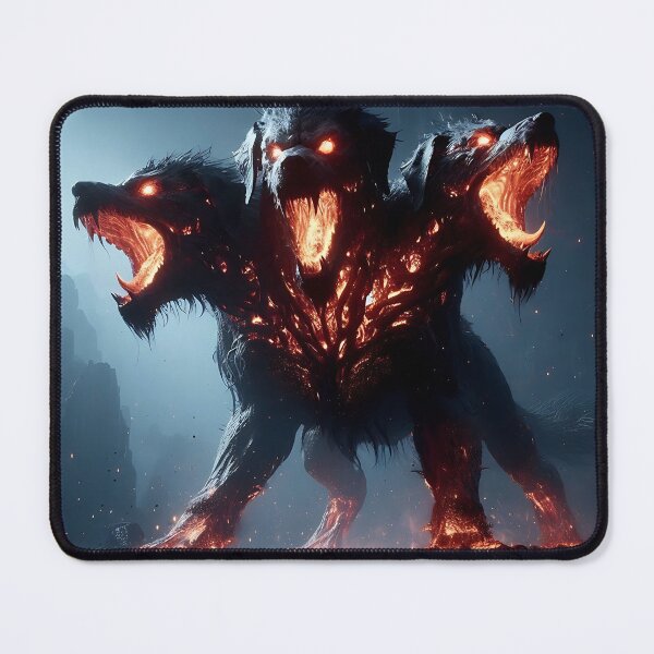 Item preview, Cerberus The Hound of the Underworld designed and sold by GalleryBrisArt.