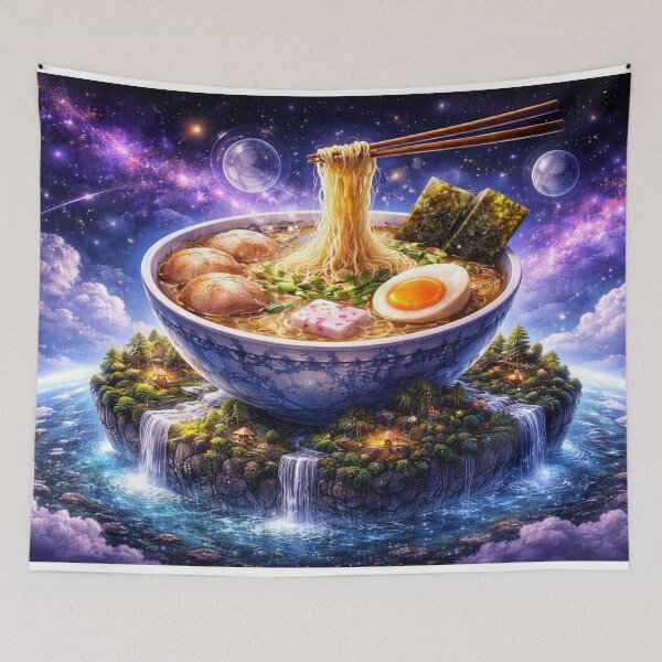 Item preview, Planet Ramen in Cosmic Galaxy Dreamscape designed and sold by CLOUTKULT.