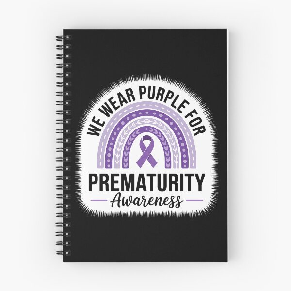 Item preview, Rainbow Preemie - We Wear Purple for Prematurity Awareness designed and sold by HellD3vil-Art.