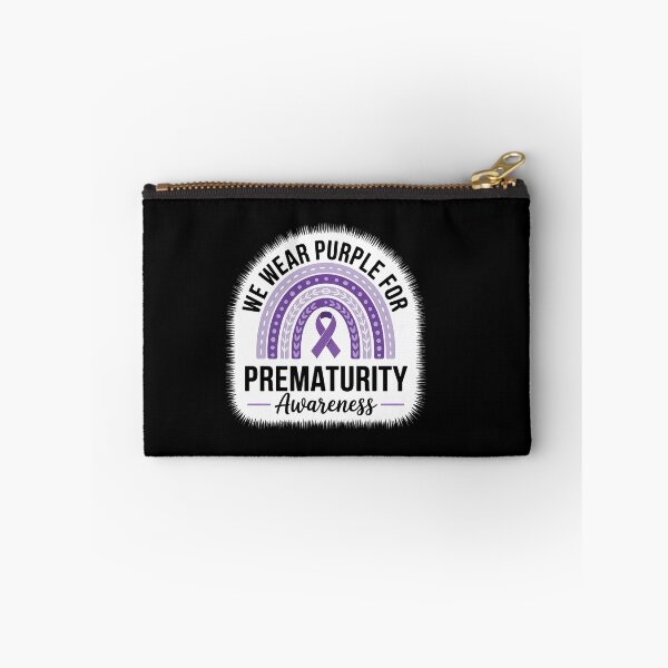 Item preview, Rainbow Preemie - We Wear Purple for Prematurity Awareness designed and sold by HellD3vil-Art.