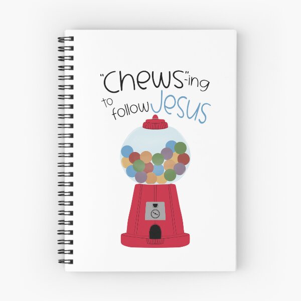 Item preview, “Chews”-ing to follow Jesus designed and sold by Willow & Grace Designs.