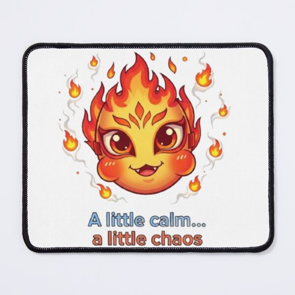 Item preview, A Little Cute Fire Spirit Sticker designed and sold by Mojbin.