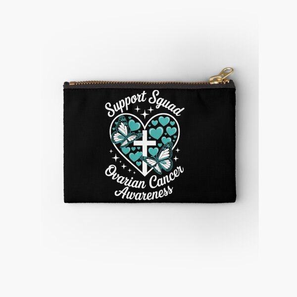 Item preview, Support Squad Heart Christian Cross Ovarian Cancer Awareness designed and sold by HellD3vil-Art.