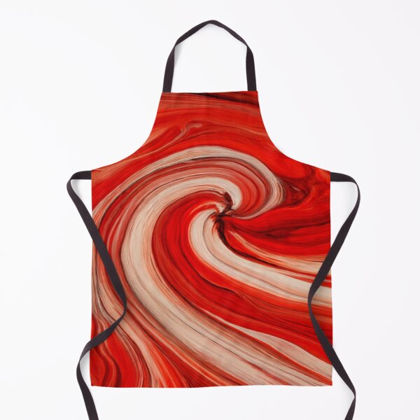 Item preview, Red Inferno Marble Abstract Swirl Statement Piece designed and sold by MakarenaCreate.