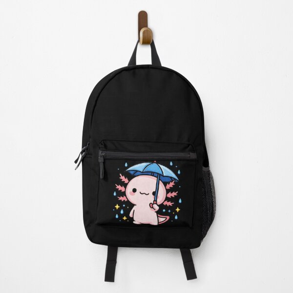 Item preview, Rainy Day Axolotl – Cute Kawaii Axolotl with Umbrella designed and sold by ColorSplash123.