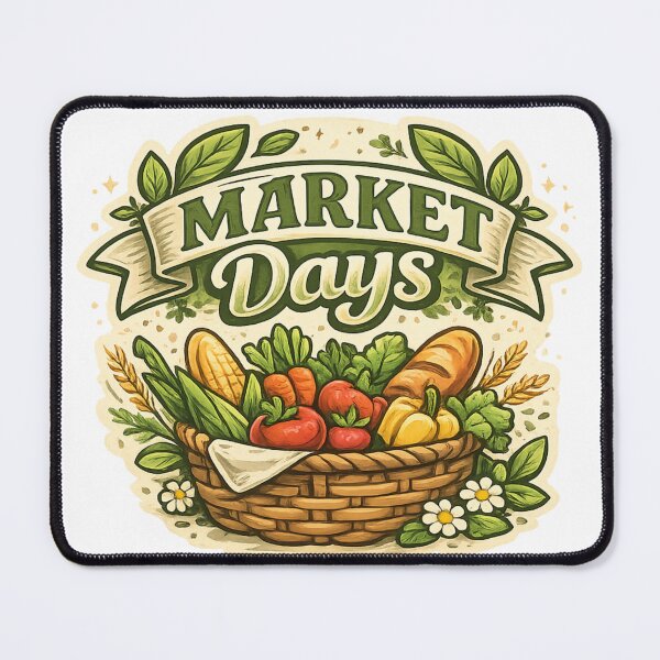 Item preview, Local Farmers Market Fresh Produce Retro Design designed and sold by Combat Skies.